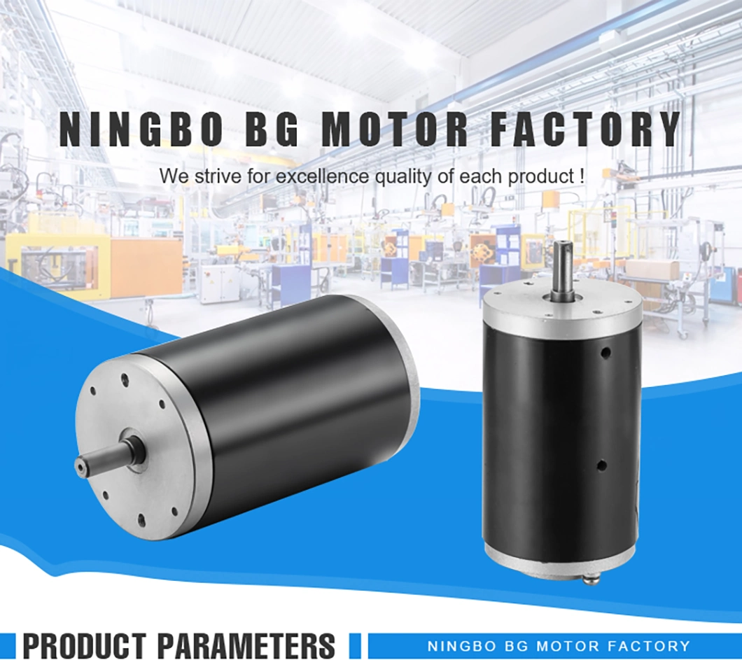 60mm 12 24volt High Speed 3000 Rpm Optional Micro Small DC Brush Motor for Winding Machine