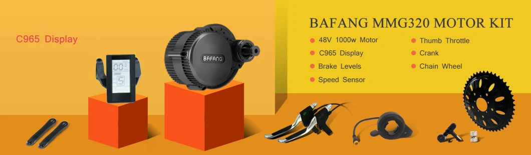 Easy Installation Bafang BBS03 Bbshd 1000W 48V Motor Kits