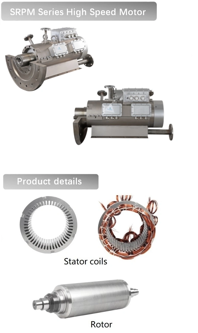 Low Noise Low Vibration High Rpm Brushless Electric Industrial Motor