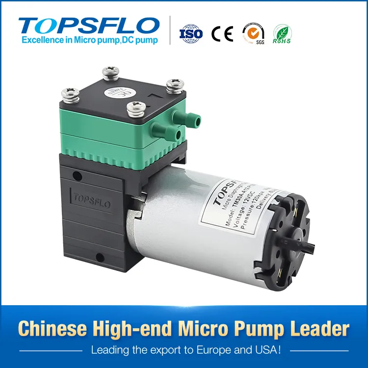 Mini DC Diaphragm Metering 6V Wear-Resistant Flat Head Vacuum Pump for Electric Breast Pump
